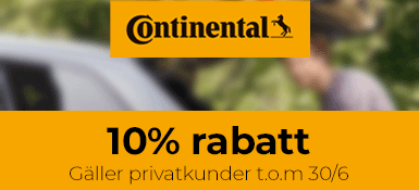Continental 10% sommardäck