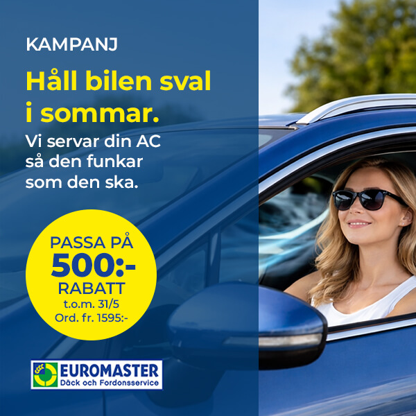 500 kr rabatt på AC-service