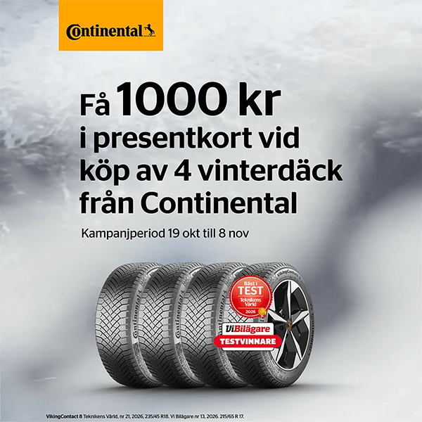 Köp Continental - Få upp till 1 000 kr
