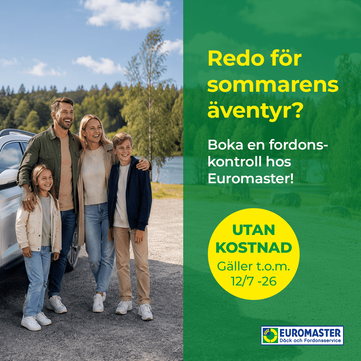 Kostnadsfri fordonskontroll inför sommaren
