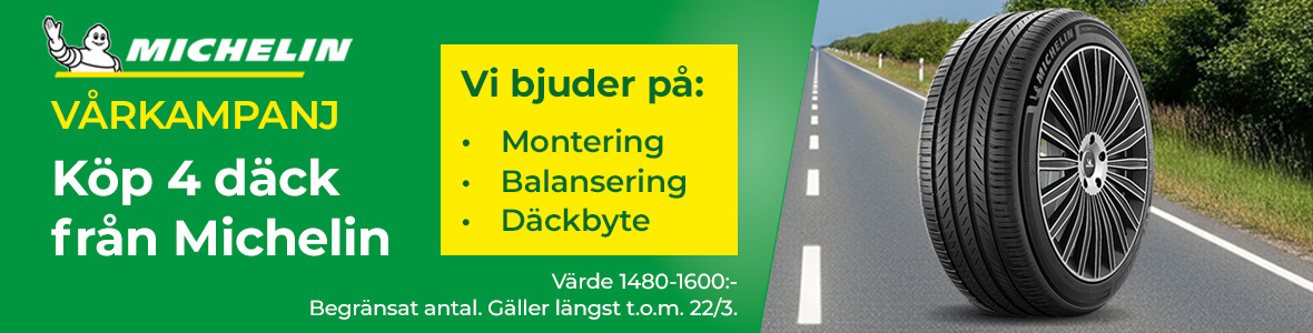 Vårkampanj på Michelin sommardäck