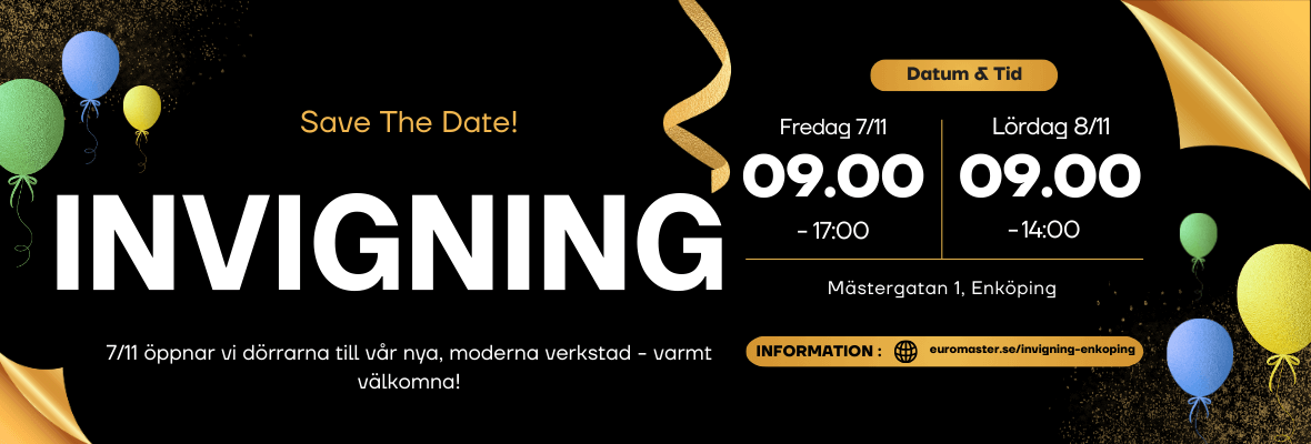 invigning på euromaster enköping
