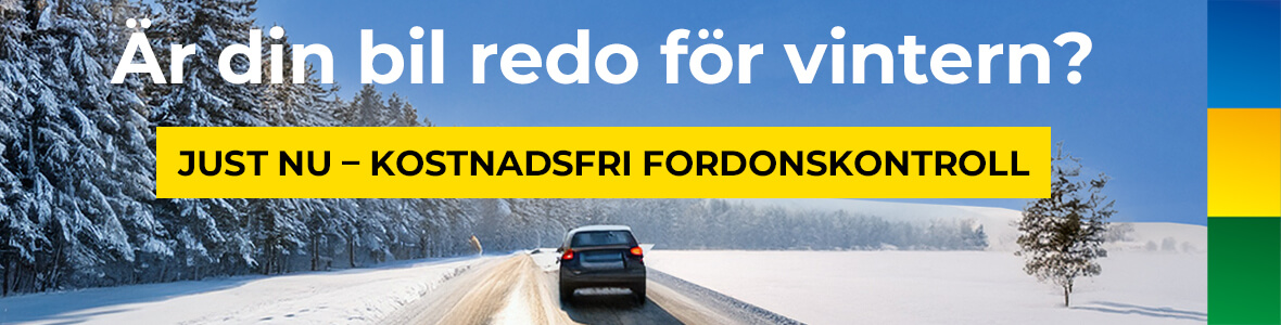 Är din bil redo för vintern? Just nu - kostnadsfri fordonskontroll