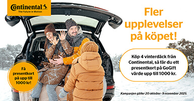 Köp Continental – få presentkort!