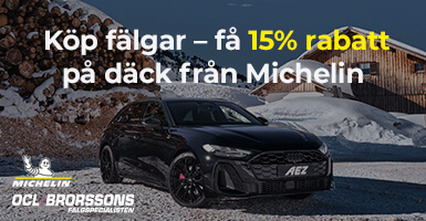 Köp fälgar – få 15% rabatt på däck från Michelin
